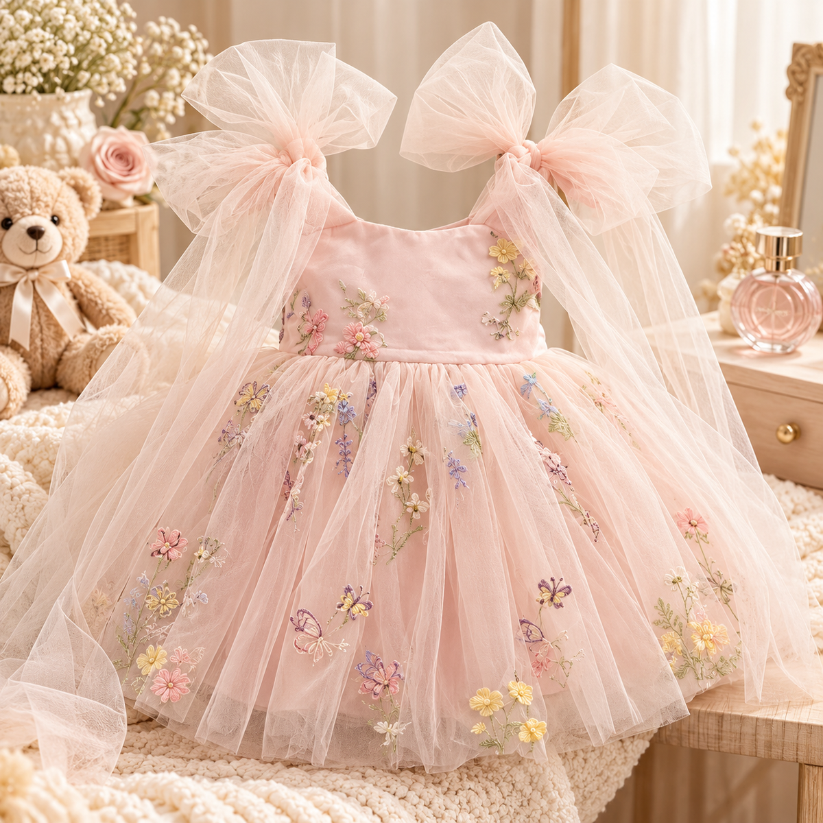 The Little Blossom Tulle Dress 🌸