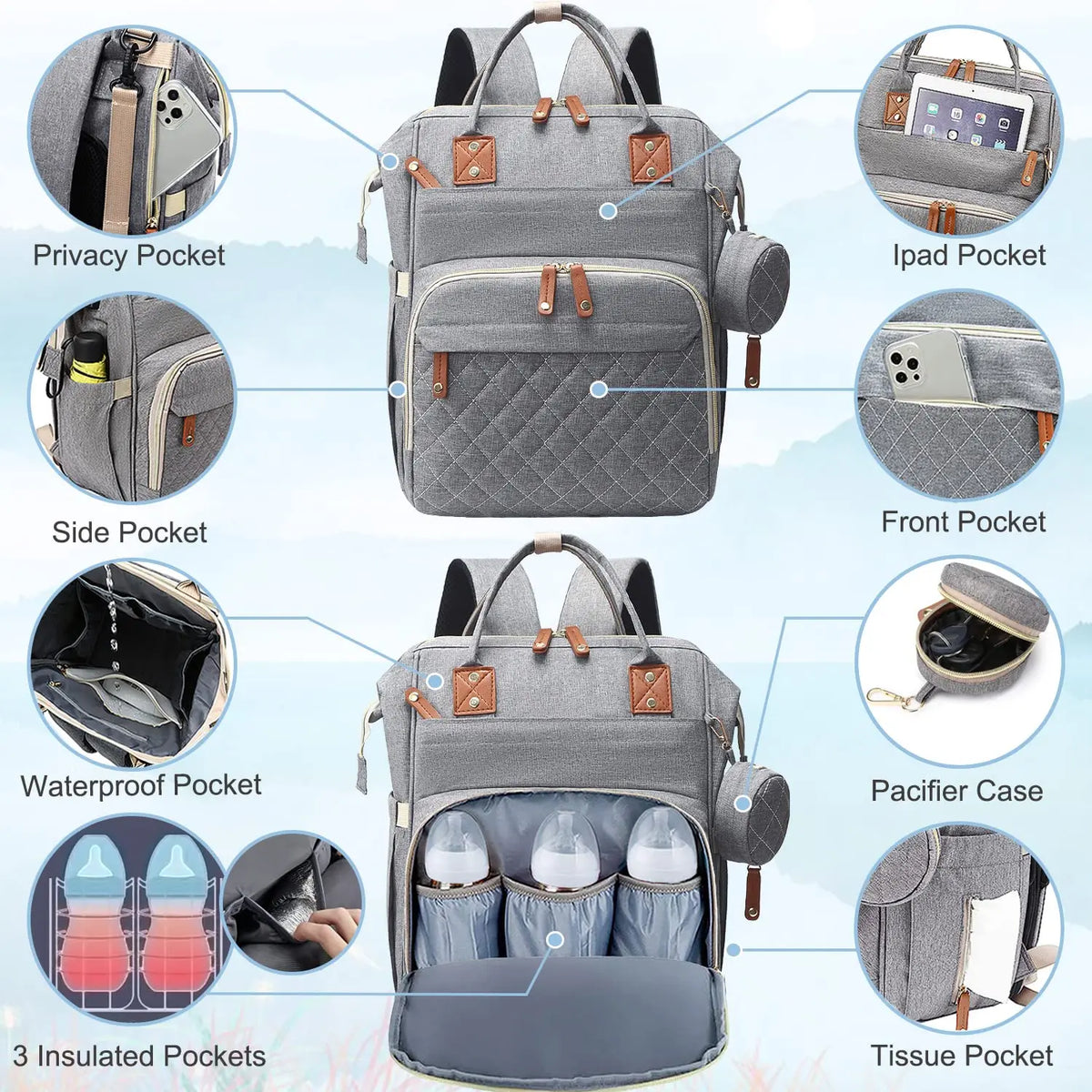 The Everyday Baby Changing Backpack