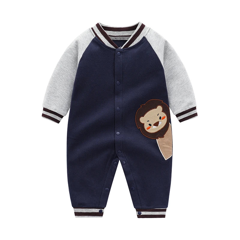 The Little Gentleman Cotton Romper