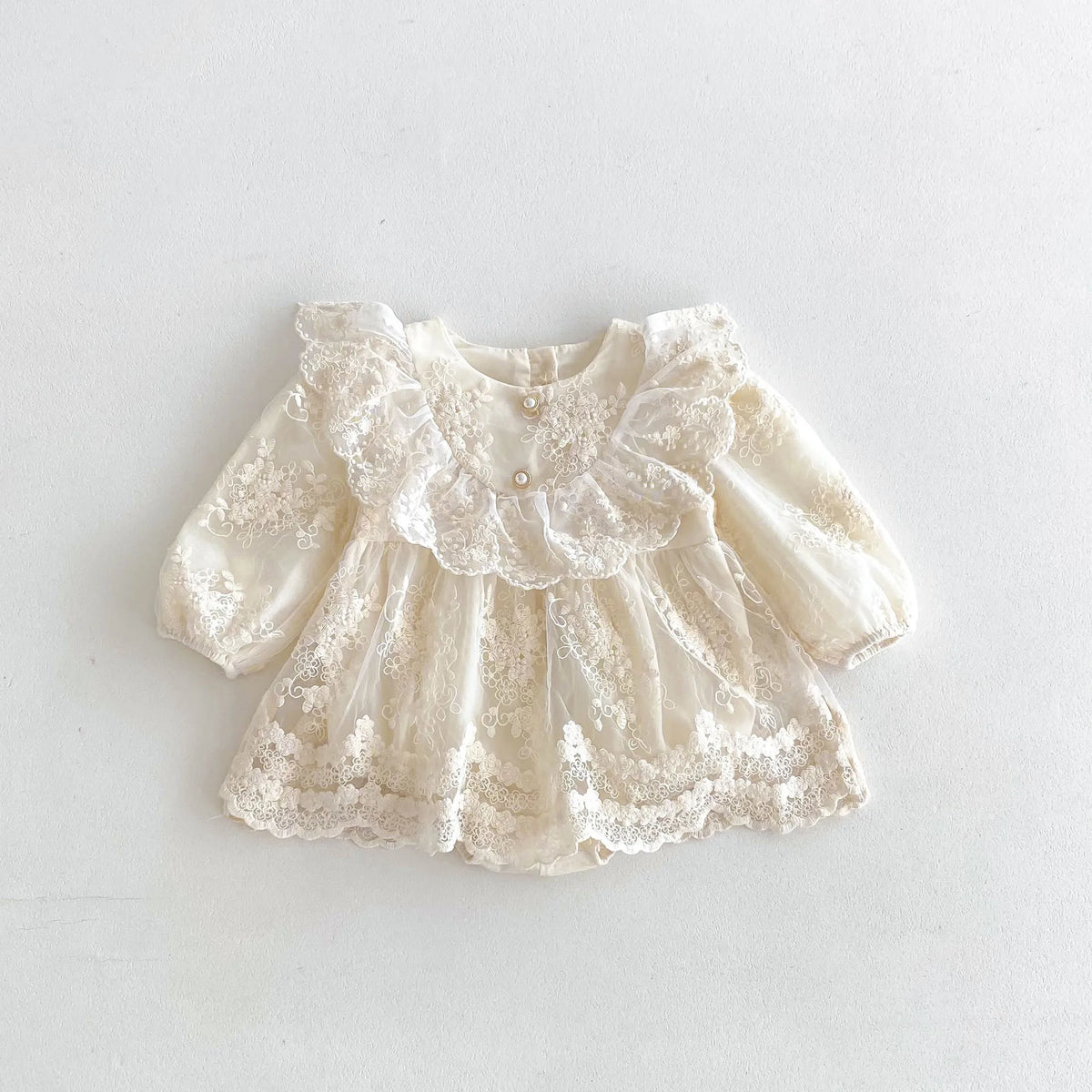 The Amélie Lace Romper Dress