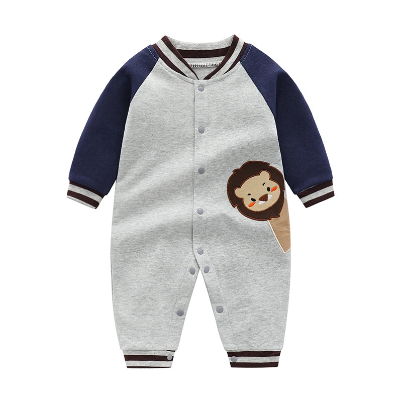 The Little Gentleman Cotton Romper