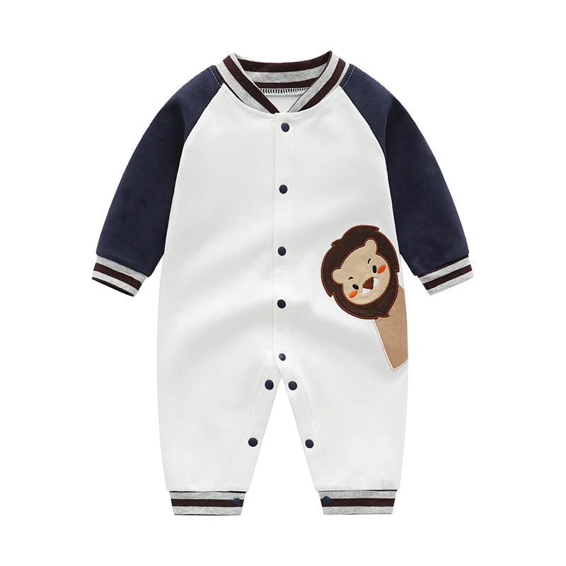 The Little Gentleman Cotton Romper
