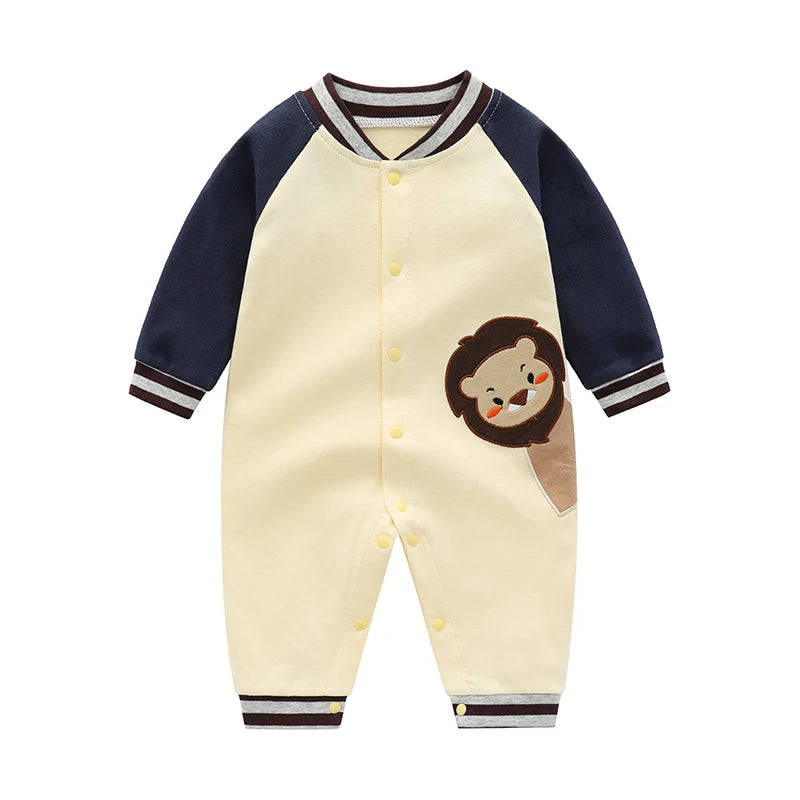 The Little Gentleman Cotton Romper