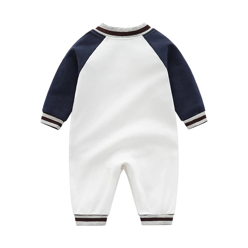 The Little Gentleman Cotton Romper