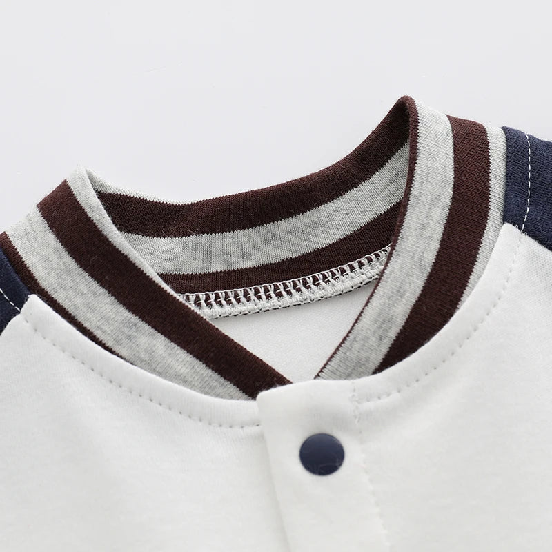 The Little Gentleman Cotton Romper